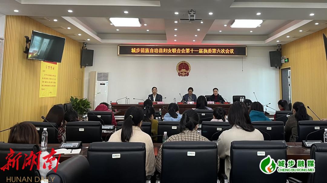 城步妇联召开第十一届六次执委会议_邵阳头条网